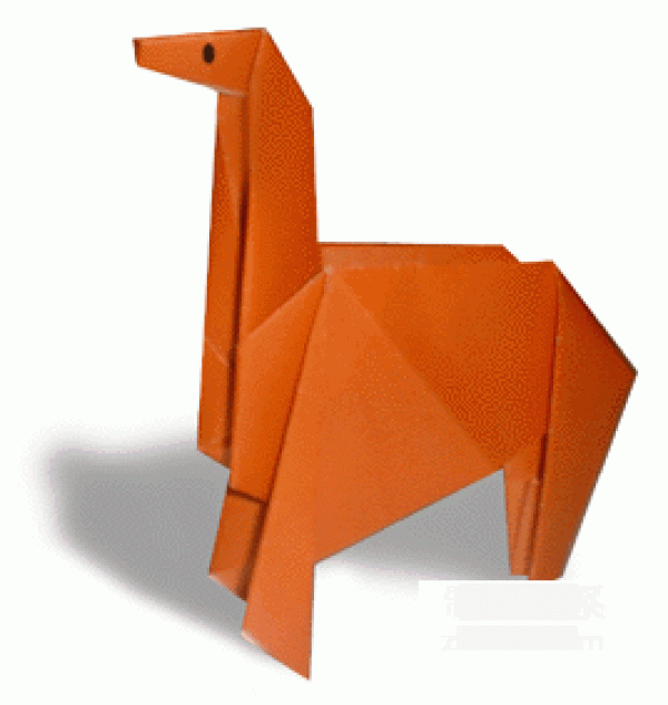 Horse origami method