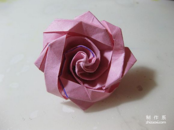 Simple and beautiful handmade origami method of ice cream roses