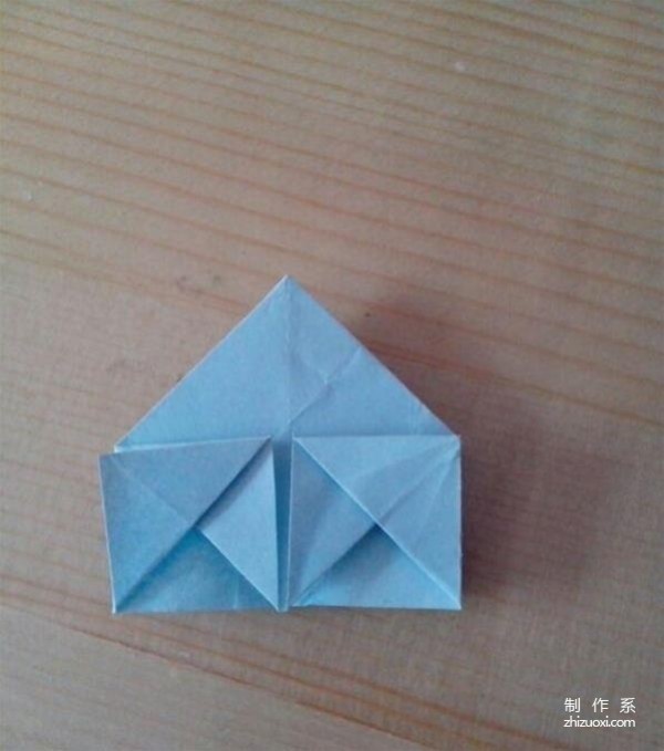 Illustrated tutorial on how to make origami Lei Feng Tower as a child