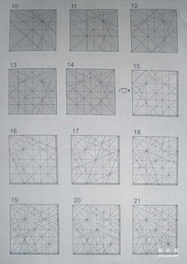 Gorilla origami step-by-step tutorial