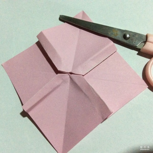 Very simple bow origami method illustrated tutorial