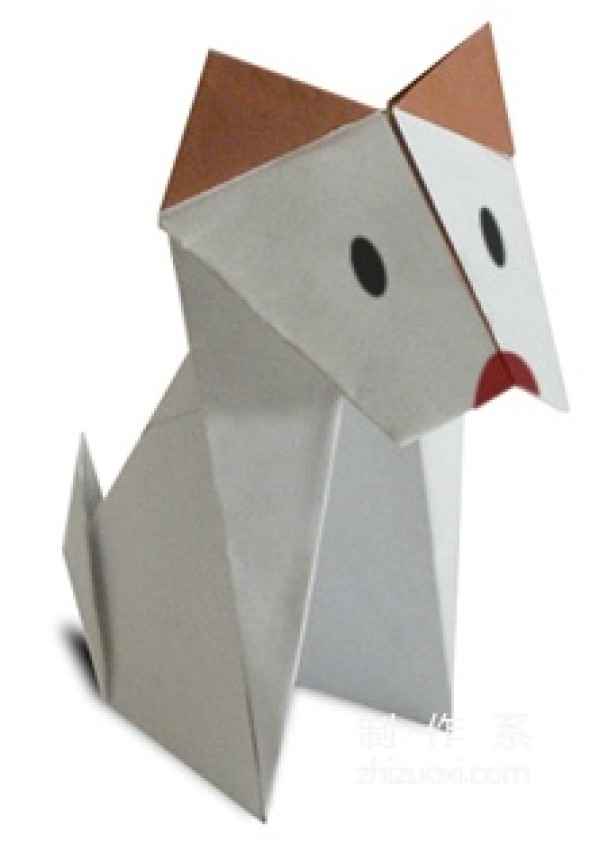 How to make origami cute puppy