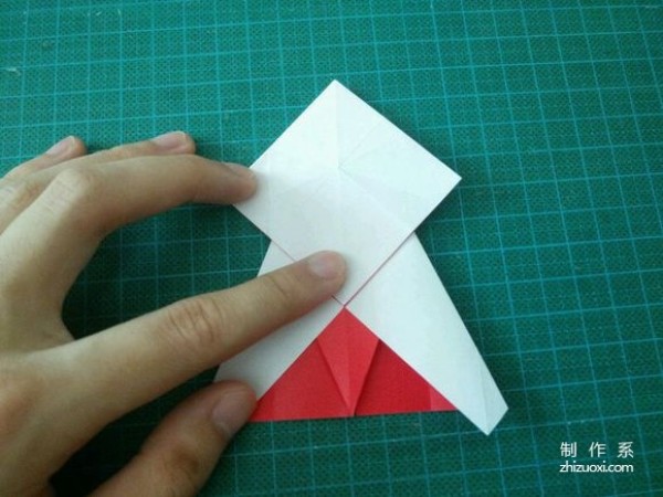 Simple Christmas Crane Origami Illustration Complete Tutorial