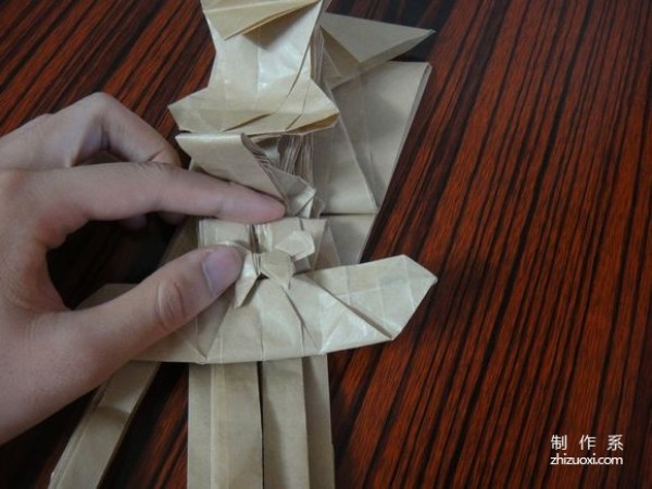 Detailed explanation of origami pictures of origami red-haired Shakugan Shana anime cartoon anime characters