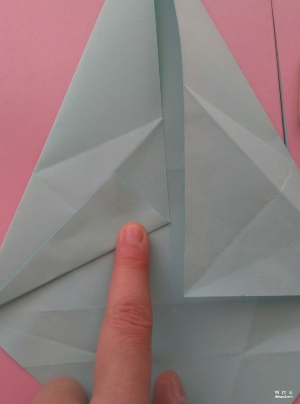 Simple DIY origami method for cute hippopotamus