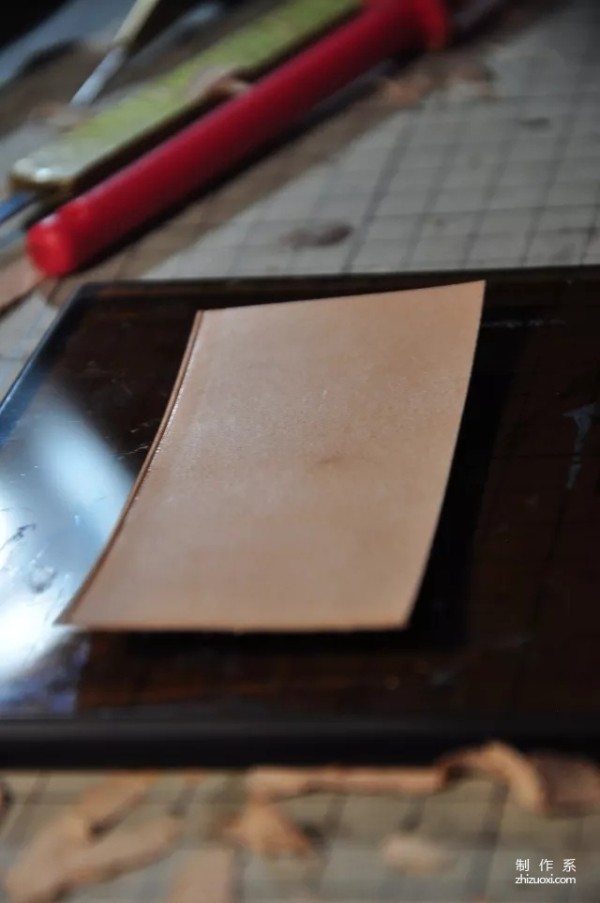 Wallet-edged short wallet craft making tutorial