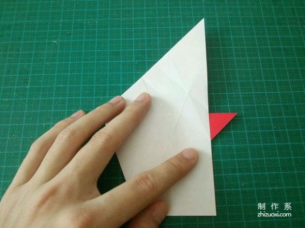 Simple Christmas Crane Origami Illustration Complete Tutorial