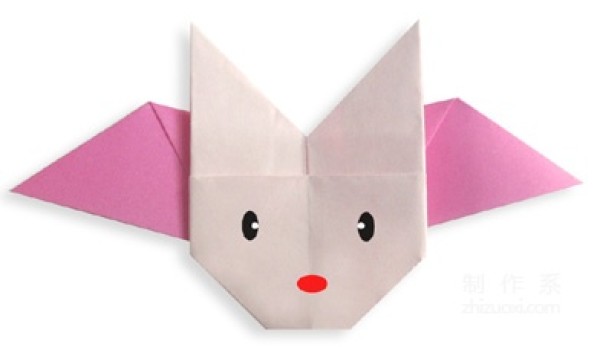 How to make origami rabbit with wings