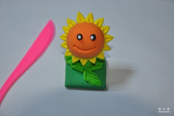 How to make Plants vs. Zombies sunflowers from clay