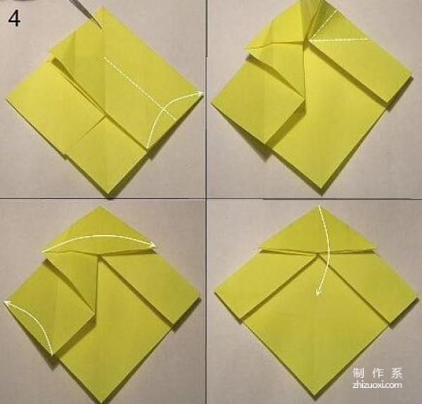 Cat Origami Tutorial Step by step illustration of origami of a very cute kitten