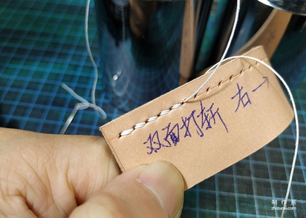 Do you know the stuck stitch and back stitch method? Essential skills for sewing handmade leather goods: backstitching