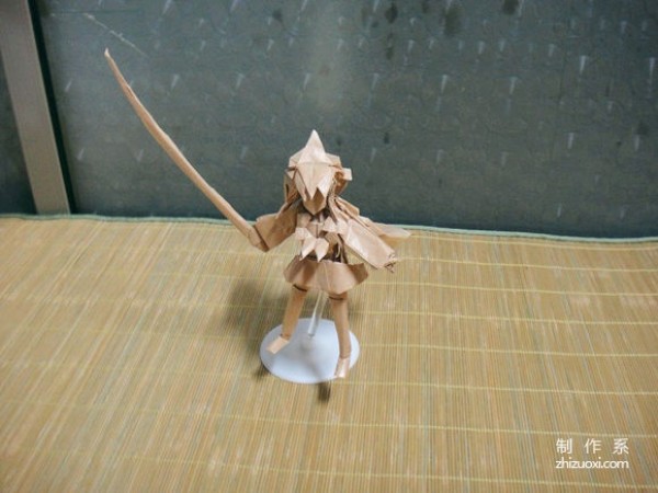 Detailed explanation of origami pictures of origami red-haired Shakugan Shana anime cartoon anime characters