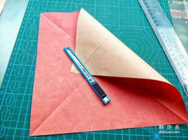 Coloring techniques for origami works, complete paper processing methods and techniques