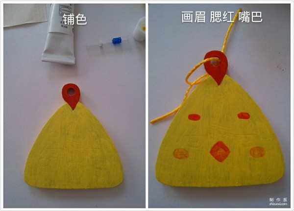 How to make a chicken from quilled paper, a cute and super cute little yellow chicken with a heart wrapped in a heart.