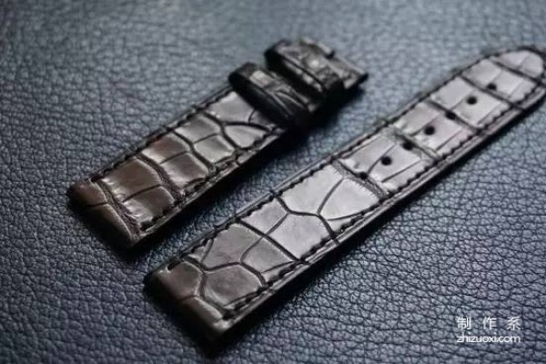 Crocodile leather watch strap making tutorial