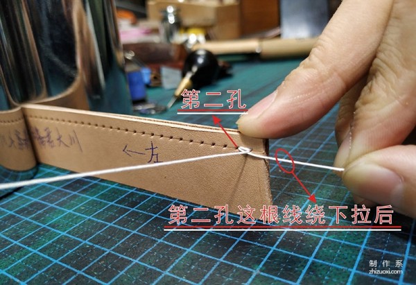 Do you know the stuck stitch and back stitch method? Essential skills for sewing handmade leather goods: backstitching