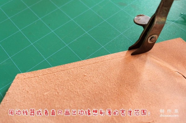 Teach you simple and practical leather edge thinning techniques