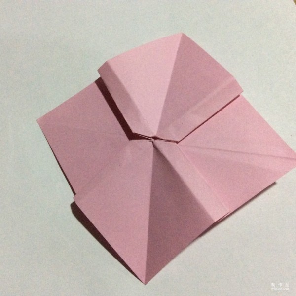 Very simple bow origami method illustrated tutorial