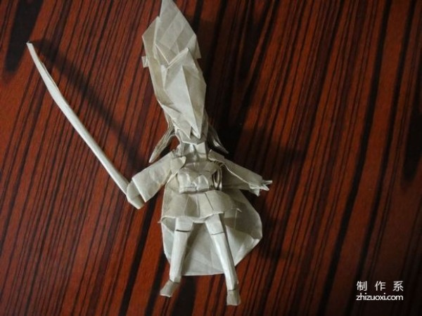 Detailed explanation of origami pictures of origami red-haired Shakugan Shana anime cartoon anime characters