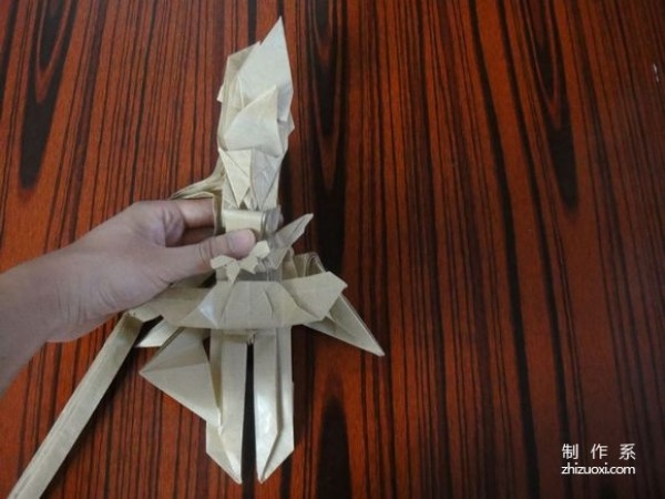 Detailed explanation of origami pictures of origami red-haired Shakugan Shana anime cartoon anime characters