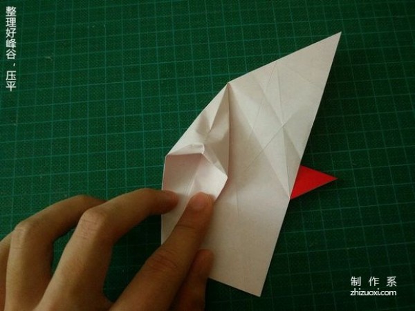 Simple Christmas Crane Origami Illustration Complete Tutorial