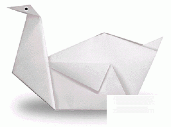 How to make origami swan