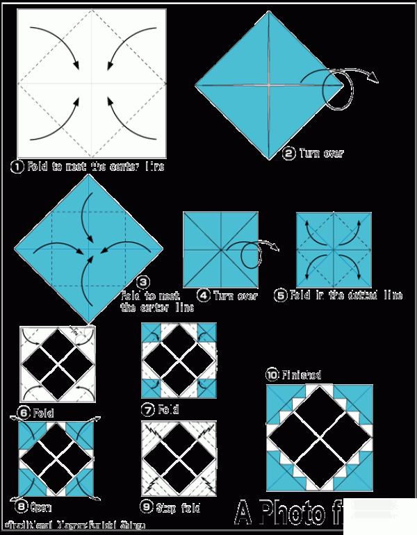 Photo Frame Photo Frame Album Origami Method