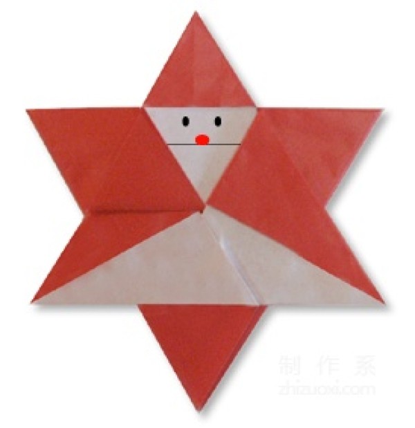 Christmas star origami tutorial