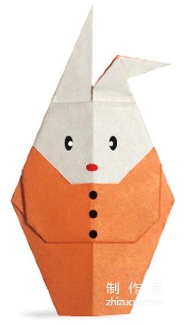 How to make origami clothed bunny