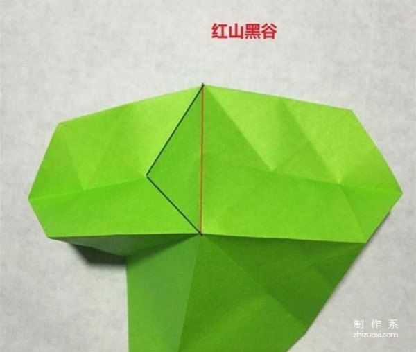 Super realistic animal origami DIY illustration of paper frog origami method