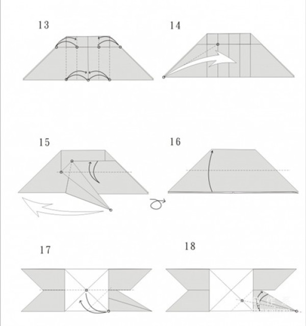 Spongebob’s handmade origami making illustrated tutorial