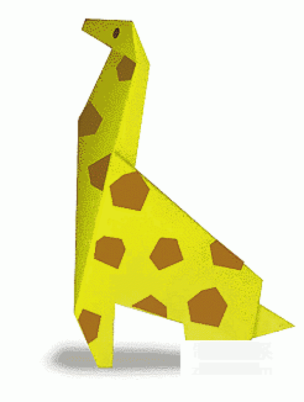 How to make origami giraffe