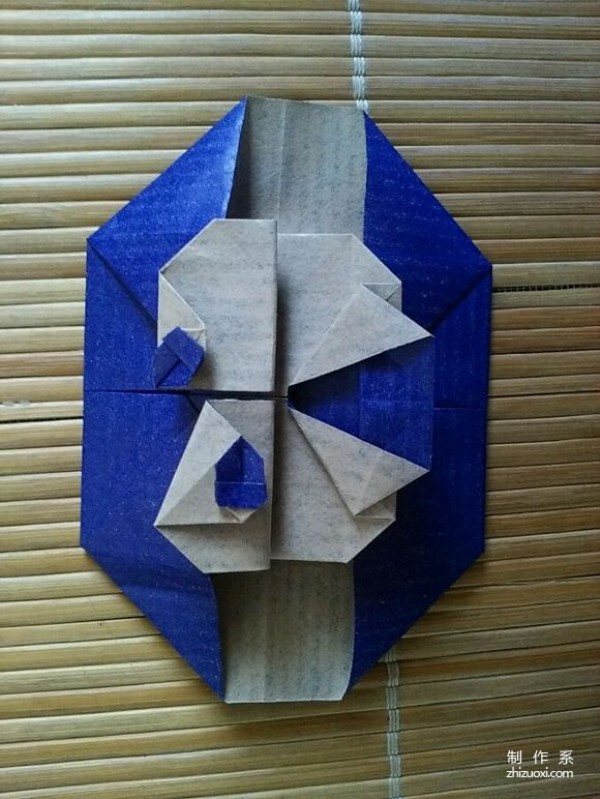 DIY origami handmade tutorial of Baidu logo