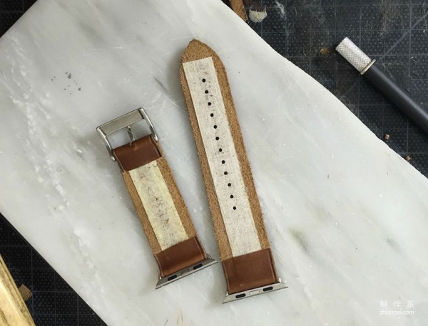 Apple Watch leather strap production process