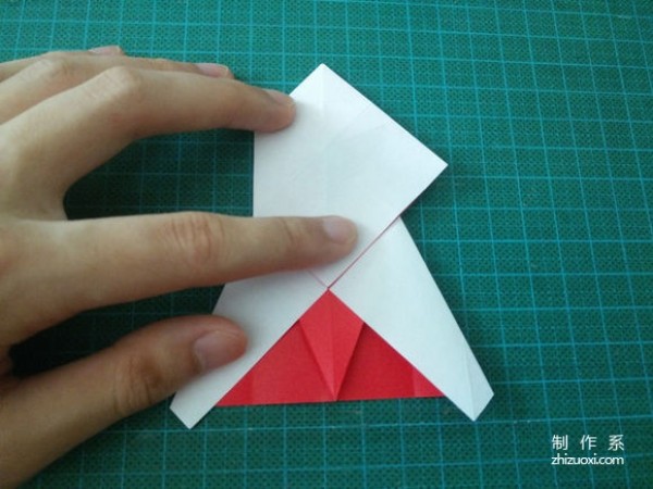 Simple Christmas Crane Origami Illustration Complete Tutorial