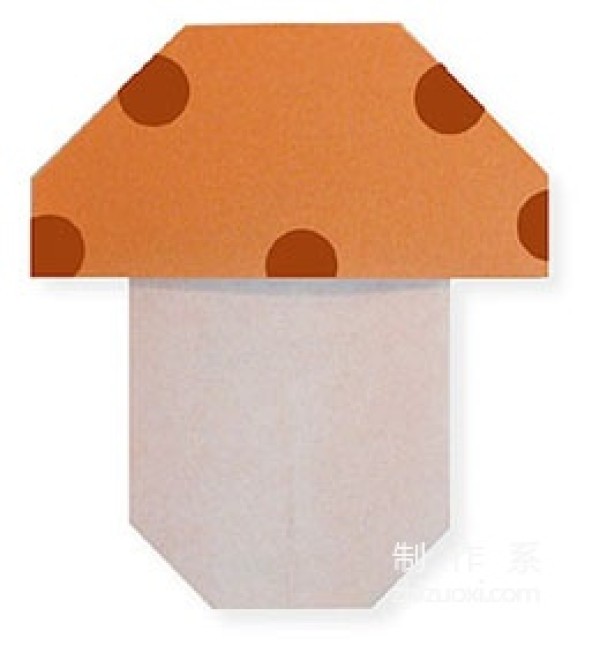 Mushroom origami method