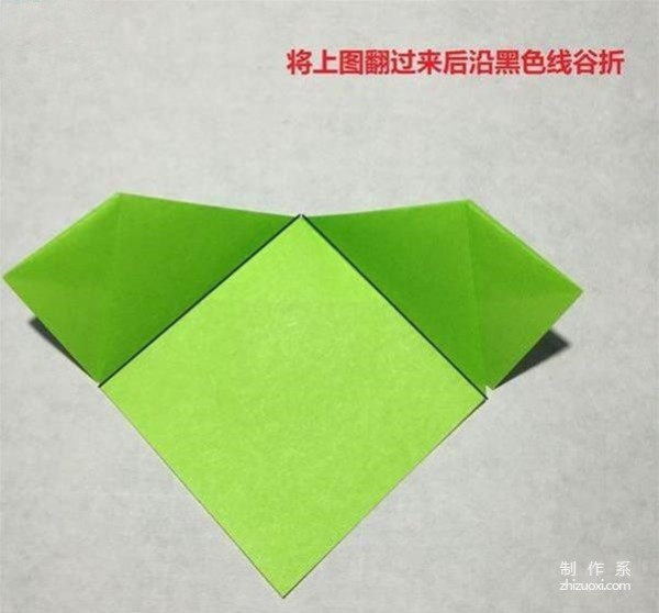 Super realistic animal origami DIY illustration of paper frog origami method