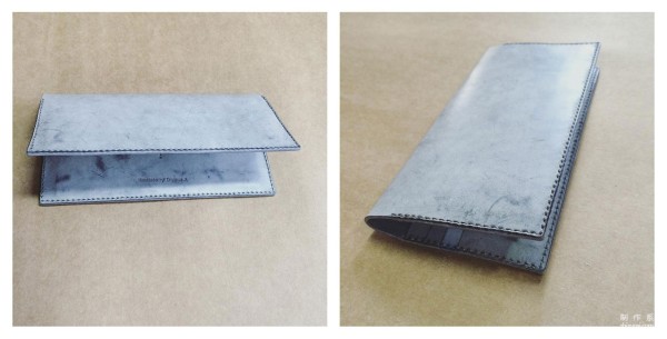 Making Wallet Vegetable Tanned Leather Long Wallet