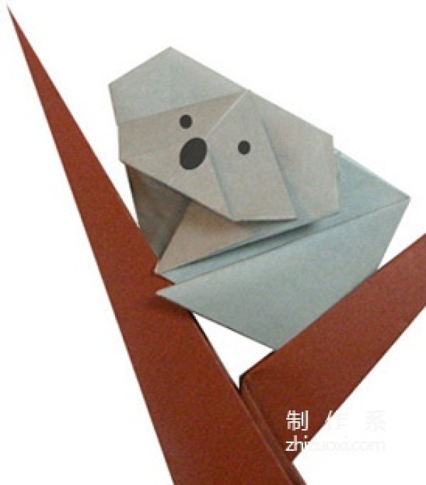 How to fold origami koala for children