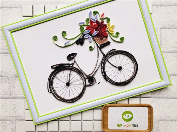 Creative paper art bicycle tutorial