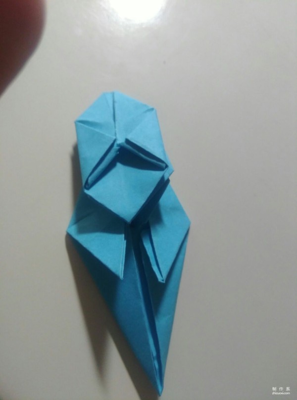 Simple and beautiful snail origami method illustrated tutorial