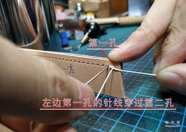 Do you know the stuck stitch and back stitch method? Essential skills for sewing handmade leather goods: backstitching