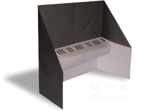 How to make piano origami