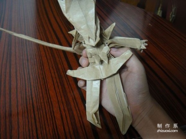 Detailed explanation of origami pictures of origami red-haired Shakugan Shana anime cartoon anime characters