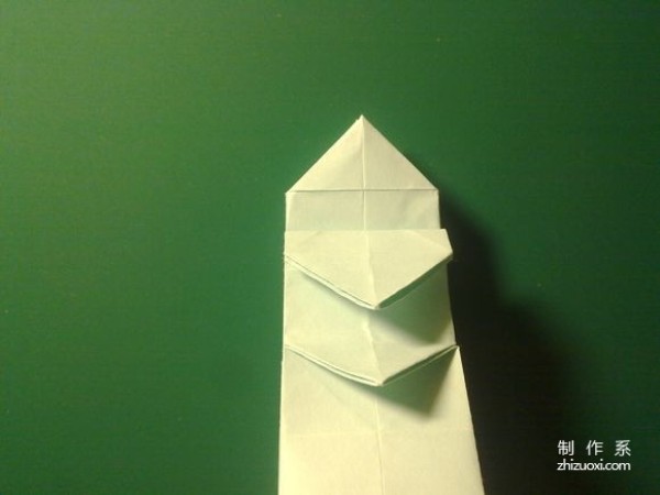 Cartoon three-dimensional cute version of Hatsunes handmade origami tutorial with detailed explanation of origami pictures