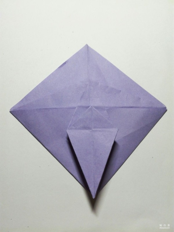 How to fold the three-headed paper crane, teach you how to fold the super weird three-headed paper crane using colored paper