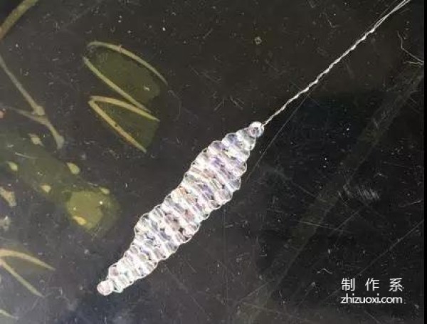 Hand-making method of charming Bianhua flower beaded jewelry