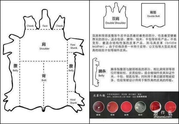 Introduction to basic tools and leather materials for handmade leather goods for novices