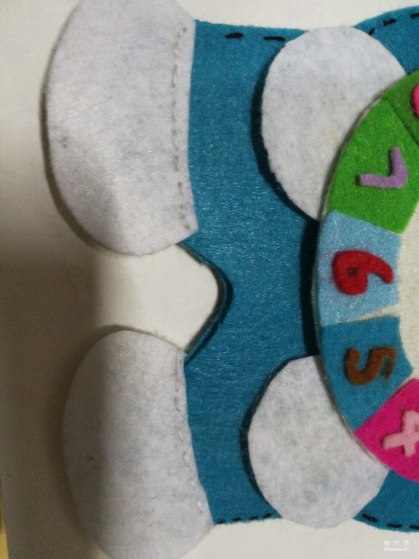 Handmade non-woven fabric handmade cute Doraemon Doraemon cat Doraemon handmade method