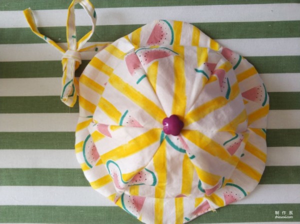 Detailed explanation of handmade fabric production of petal hat for baby sun hat